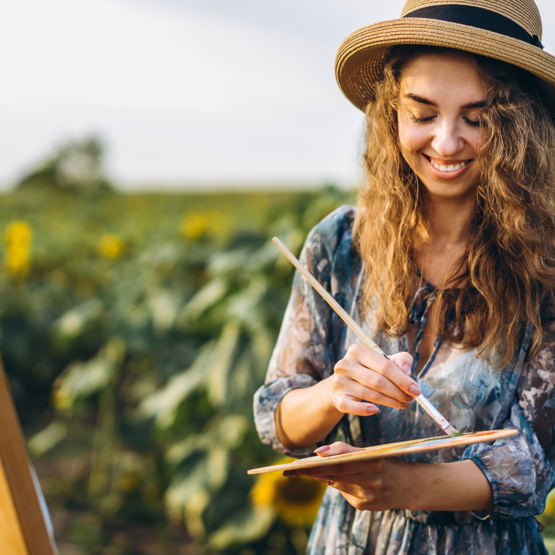 Painting Class: Sunflowers