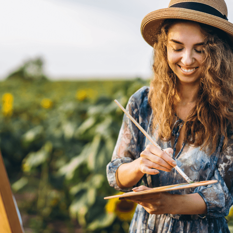 Public Class: Sunflower Painting