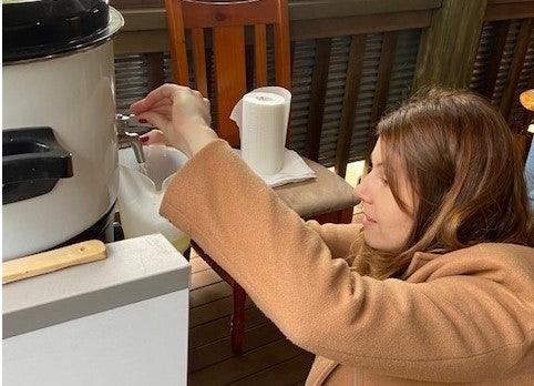 Private Class: Soy Candle Making Crystals & Botanicals