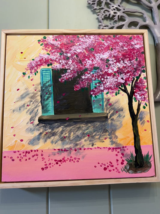 Public Class: Cherry Blossom Painting