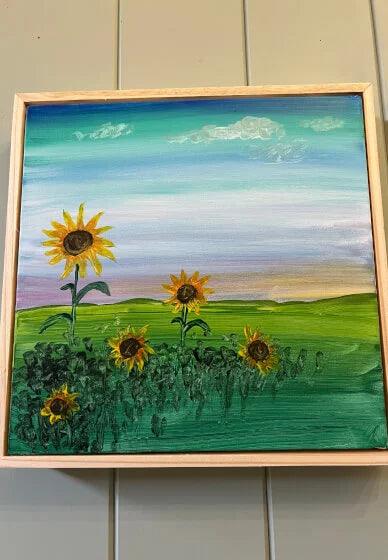 Public Class: Sunflower Painting