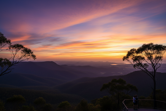 Scenic drive to Tamborine Mountain