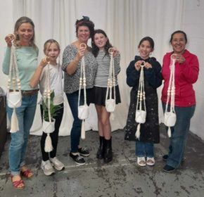 Macrame Pot Holder and Sip Workshop