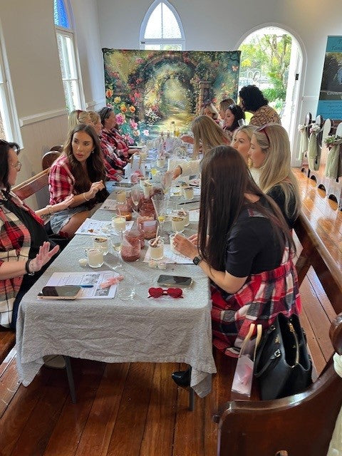 Hen's Party in The Old Church with Crystal & Botanical Candle Making