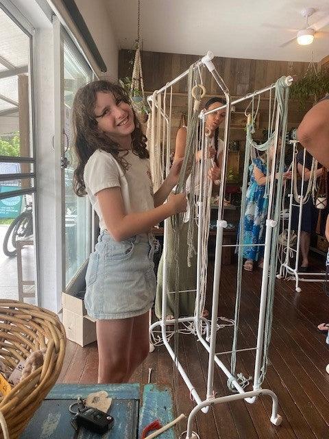 Private Class 4+: Macrame Pot Holder and Sip Workshop