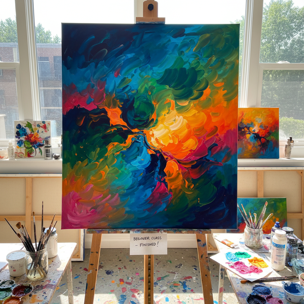 Finished intuitive artwork