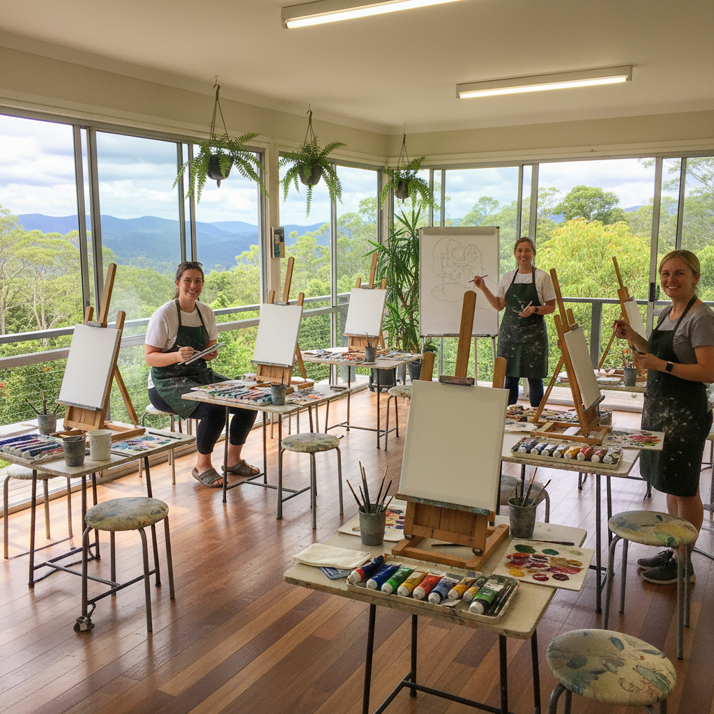 Public art class studio