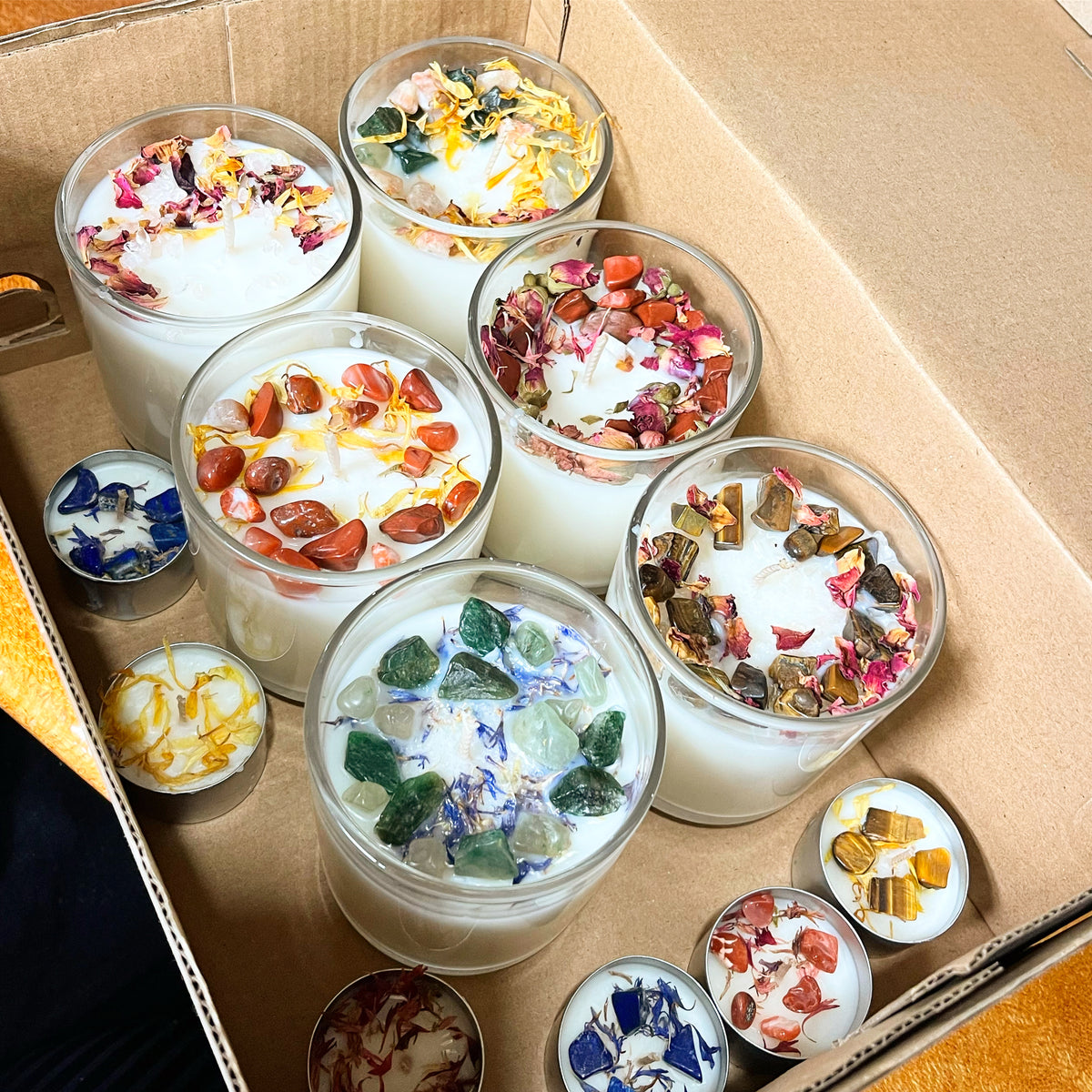 Public Class: Soy Candle Making Crystals & Botanicals