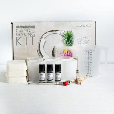 Candle Making Kit - Lotus Flower, Tropical Coconut, Champaign & Strawberries